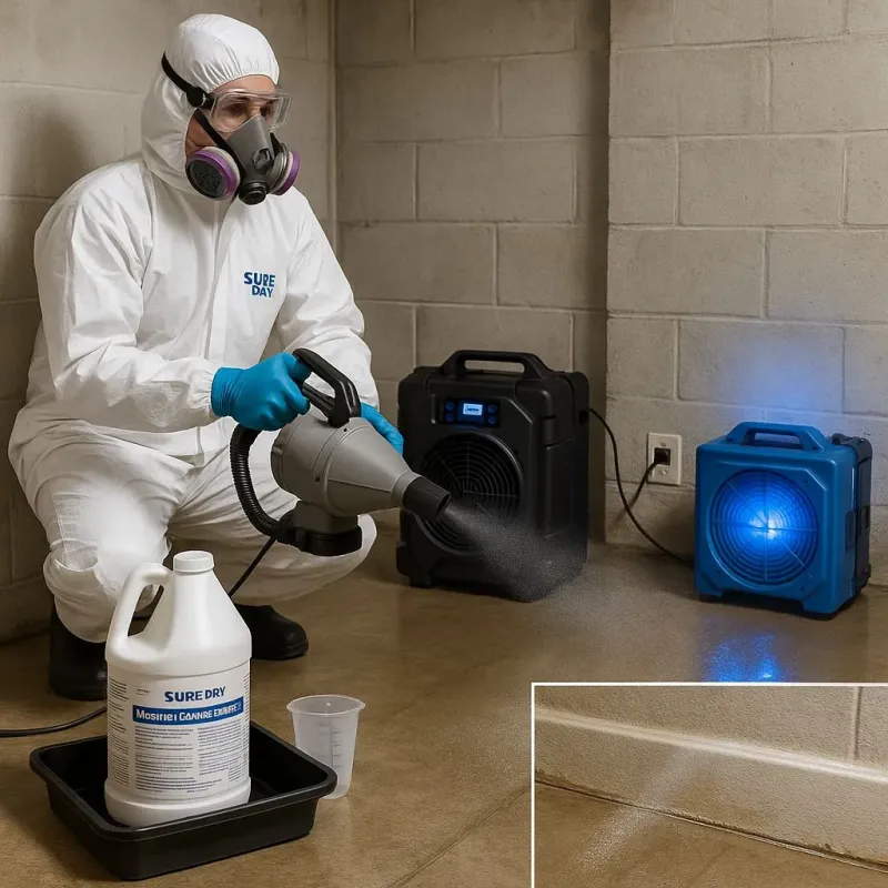 Sanitization and Odor Removal process in West Greenwich, RI