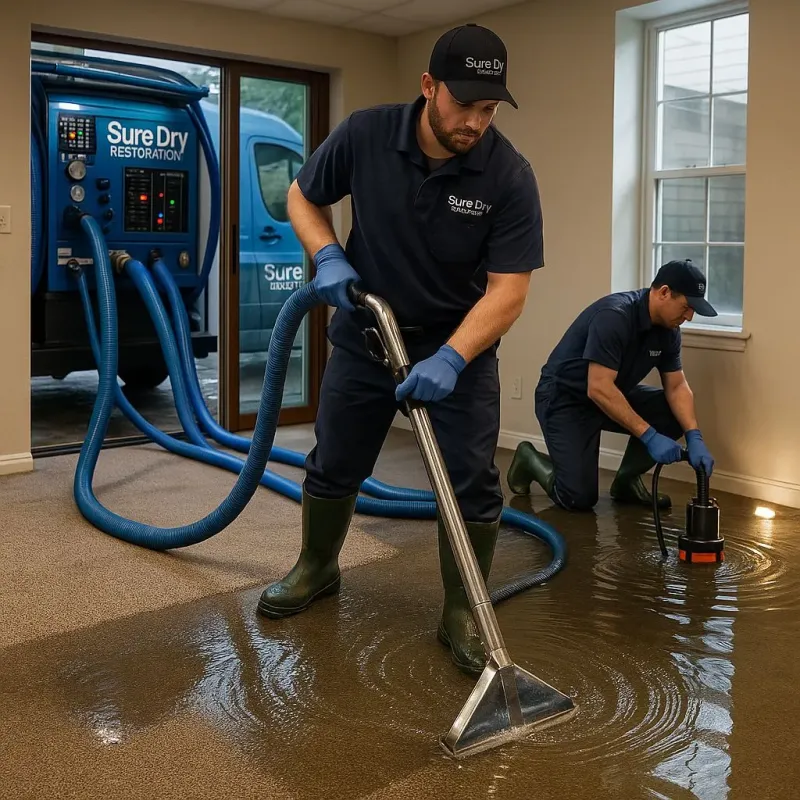 Water Extraction and Removal process in West Greenwich, RI